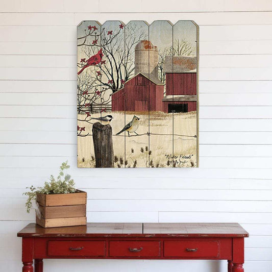 Winter Friends Unframed Print Wall Art - Homeroots - Flyclothing LLC