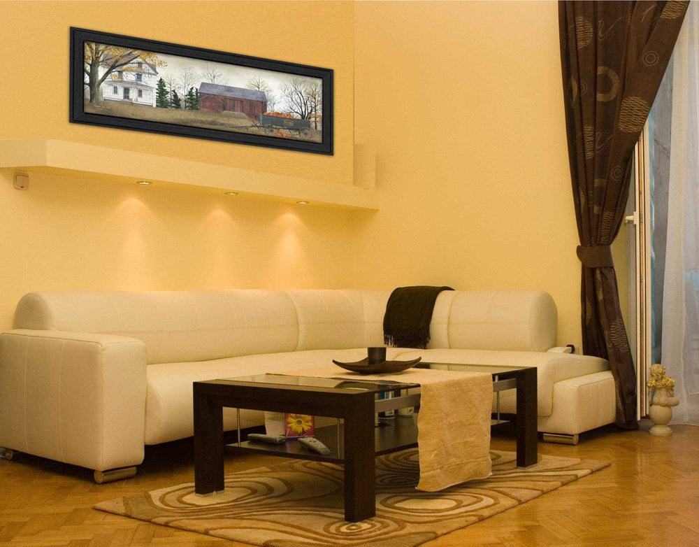 Pumpkins For Sale 4 Black Framed Print Wall Art - Homeroots - Flyclothing LLC