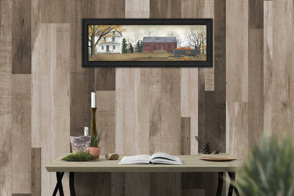 Pumpkins For Sale 1 Black Framed Print Wall Art - Homeroots - Flyclothing LLC