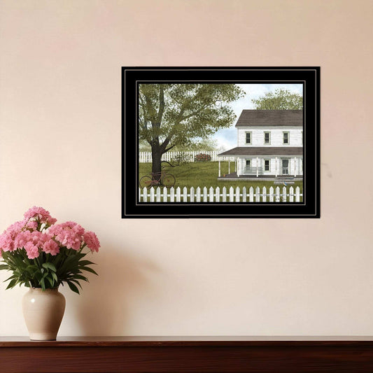 GREEN GREEN GRASS OF HOME 4 Black Framed Print Wall Art - Homeroots - Flyclothing LLC