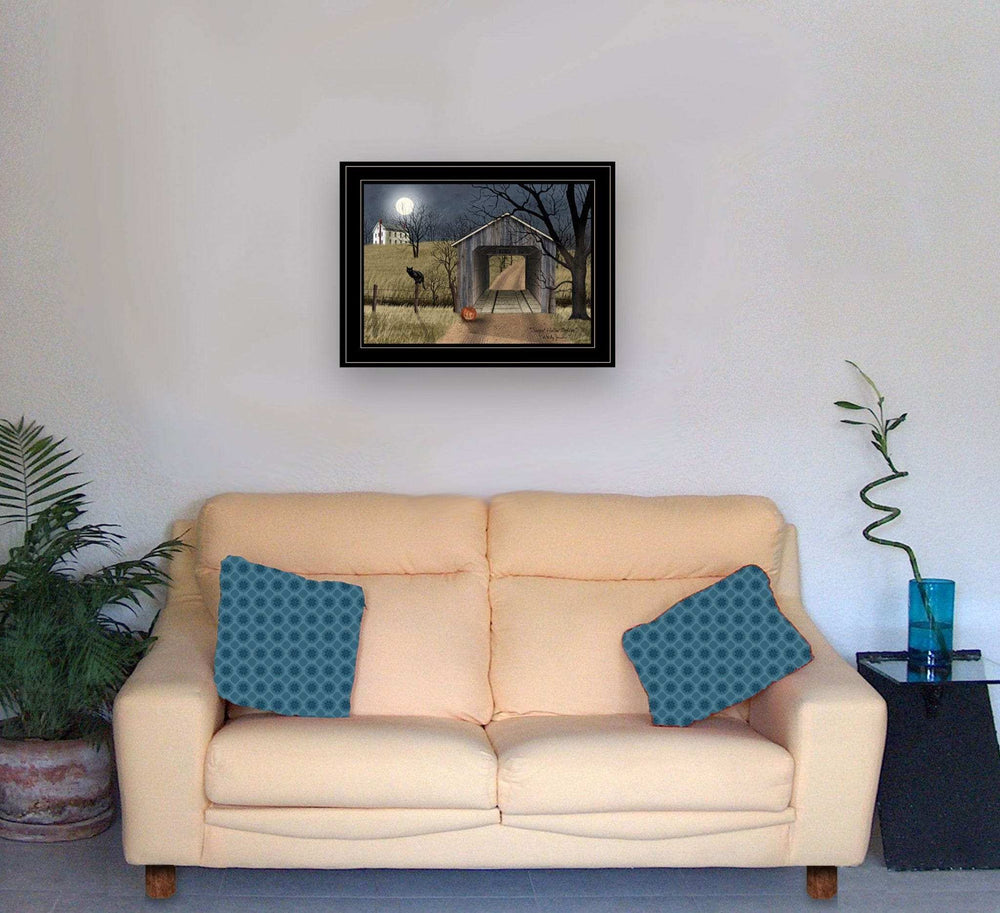 Sleepy Hollow Bridge 2 Black Framed Print Wall Art - Homeroots - Flyclothing LLC