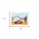 Pumpkin Harvest 1 White Framed Print Kitchen Wall Art - Homeroots - Flyclothing LLC