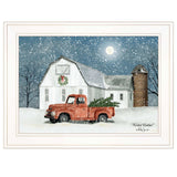 Wintry Weather 2 White Framed Print Wall Art - Homeroots - Flyclothing LLC