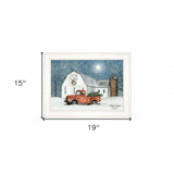 Wintry Weather 2 White Framed Print Wall Art - Homeroots - Flyclothing LLC
