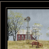 Spring On The Farm 2 Black Framed Print Wall Art - Homeroots - Flyclothing LLC