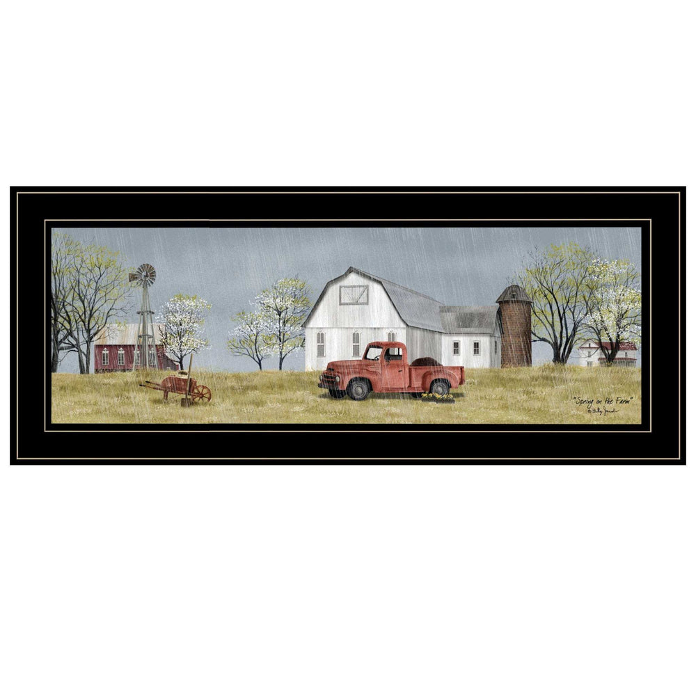 Spring On The Farm 4 Black Framed Print Wall Art - Homeroots - Flyclothing LLC