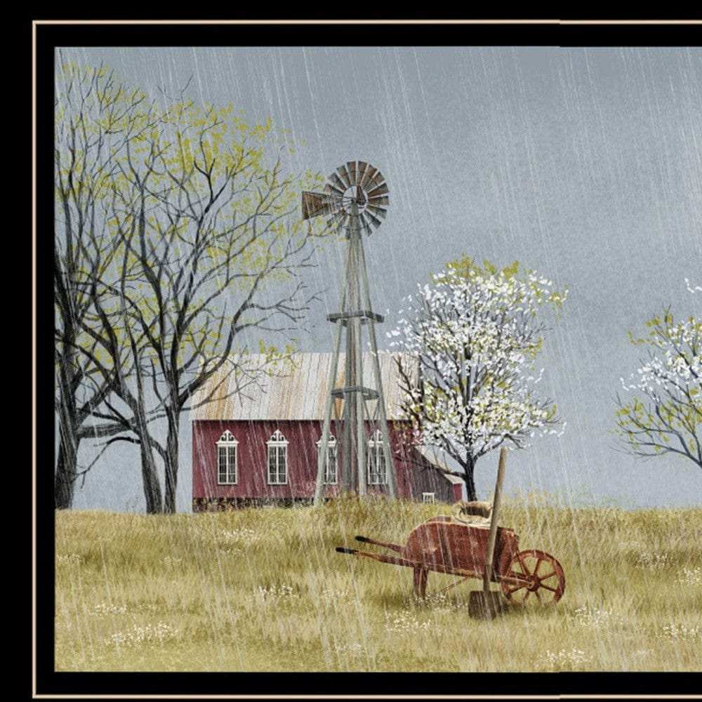 Spring On The Farm 4 Black Framed Print Wall Art - Homeroots - Flyclothing LLC
