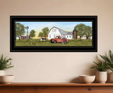 Summer on the Farm 2 Black Framed Print Wall Art - Homeroots - Flyclothing LLC