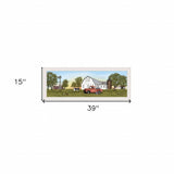 Summer on the Farm 3 White Framed Print Wall Art - Homeroots - Flyclothing LLC