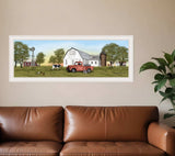 Summer on the Farm 3 White Framed Print Wall Art - Homeroots - Flyclothing LLC
