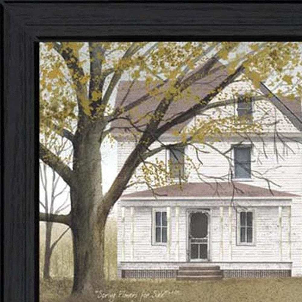 Spring Flowers For Sale 1 Black Framed Print Wall Art - Homeroots - Flyclothing LLC