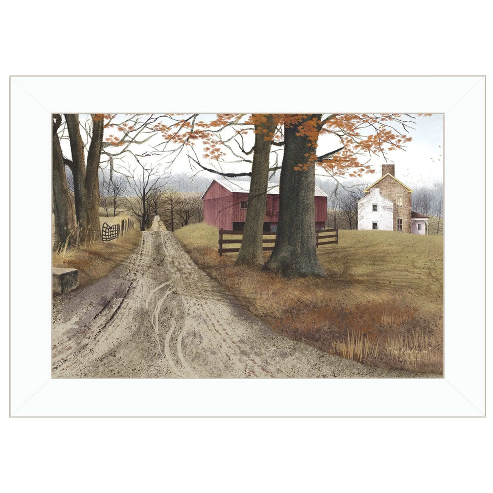 The Road Home 5 White Framed Print Wall Art - Homeroots - Flyclothing LLC