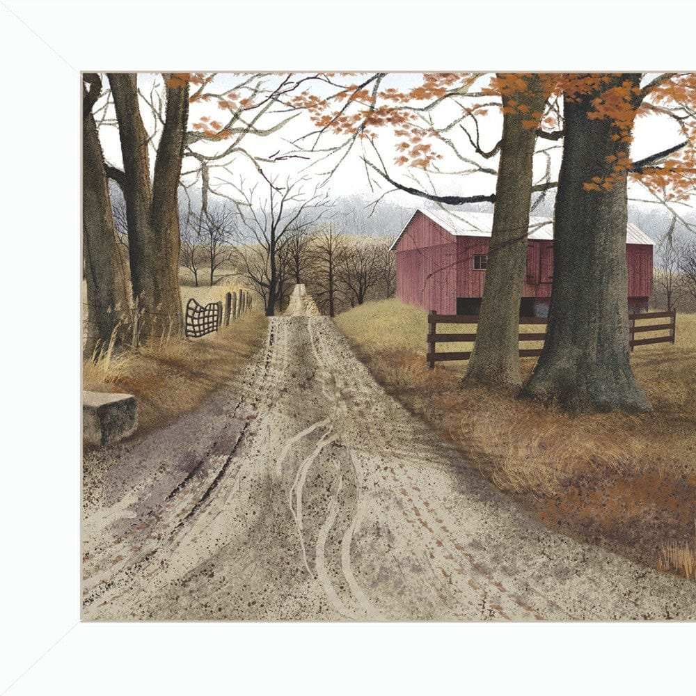 The Road Home 5 White Framed Print Wall Art - Homeroots - Flyclothing LLC