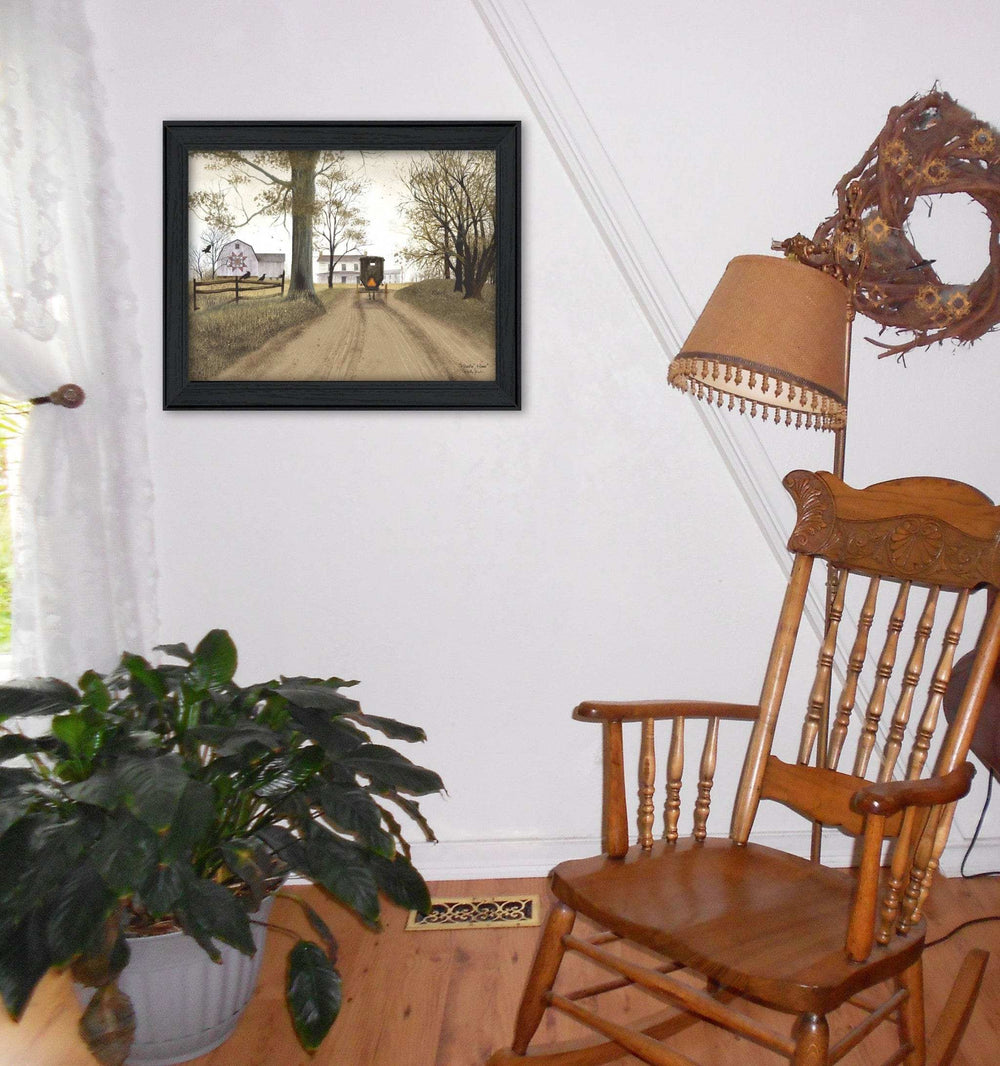 Headin Home 8 Black Framed Print Wall Art - Homeroots - Flyclothing LLC