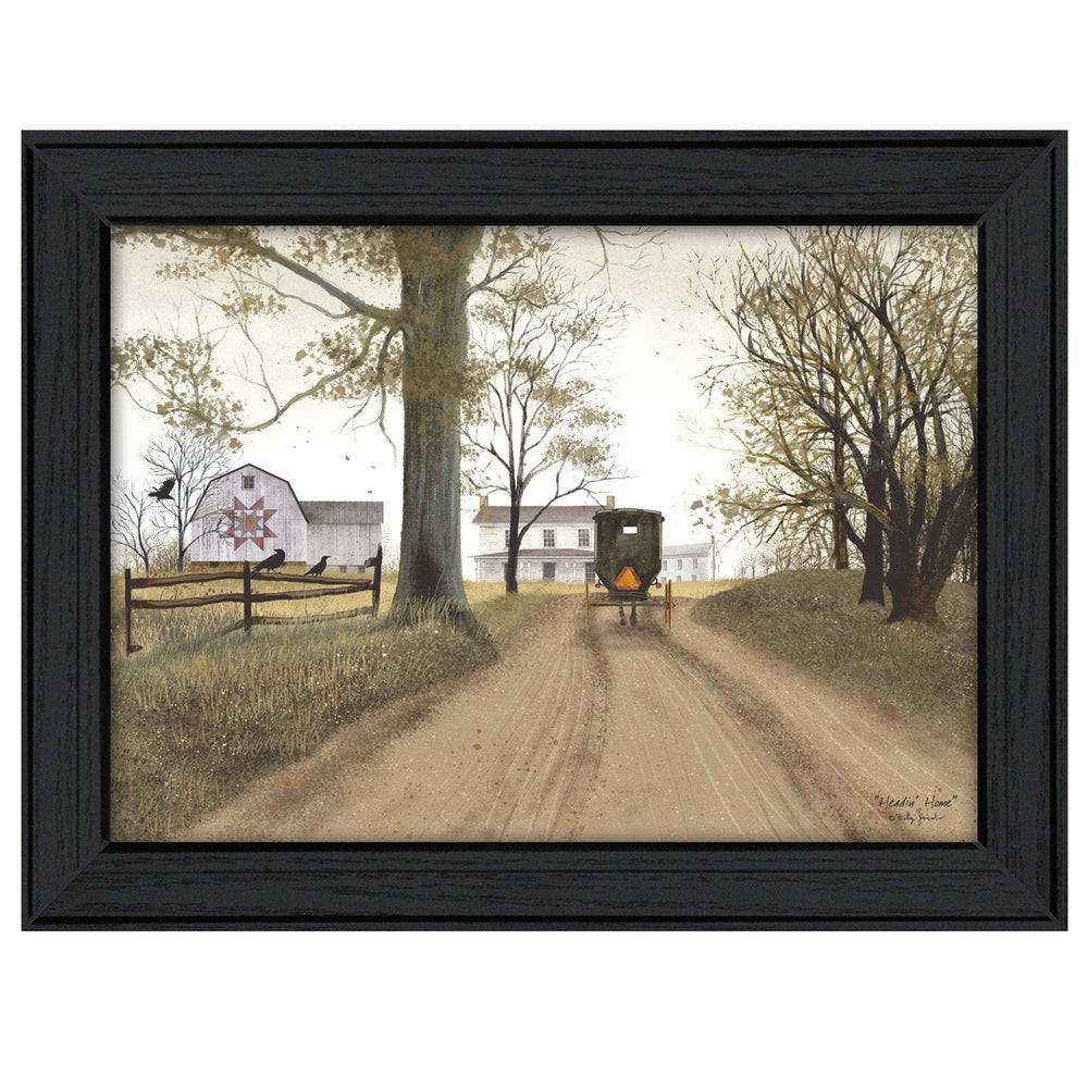 Headin Home 6 Black Framed Print Wall Art - Homeroots - Flyclothing LLC