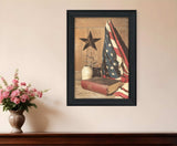 God and Country 5 Black Framed Print Wall Art - Homeroots - Flyclothing LLC