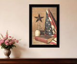 God and Country 6 Black Framed Print Wall Art - Homeroots - Flyclothing LLC