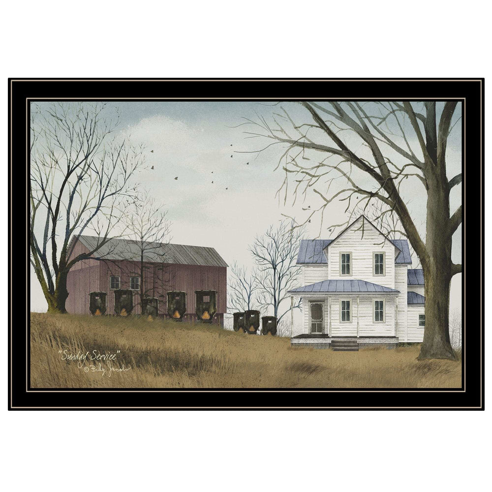 Sunday Service 4 Black Framed Print Wall Art - Homeroots - Flyclothing LLC