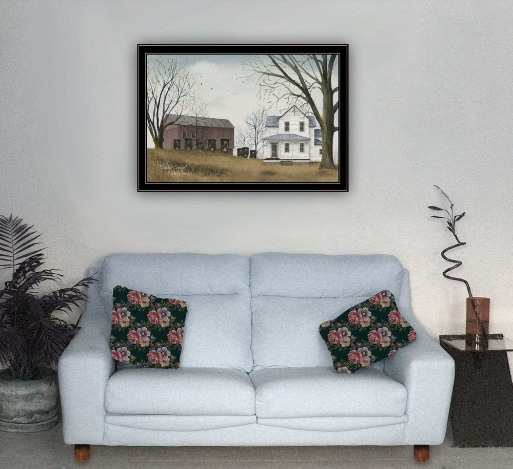 Sunday Service 4 Black Framed Print Wall Art - Homeroots - Flyclothing LLC