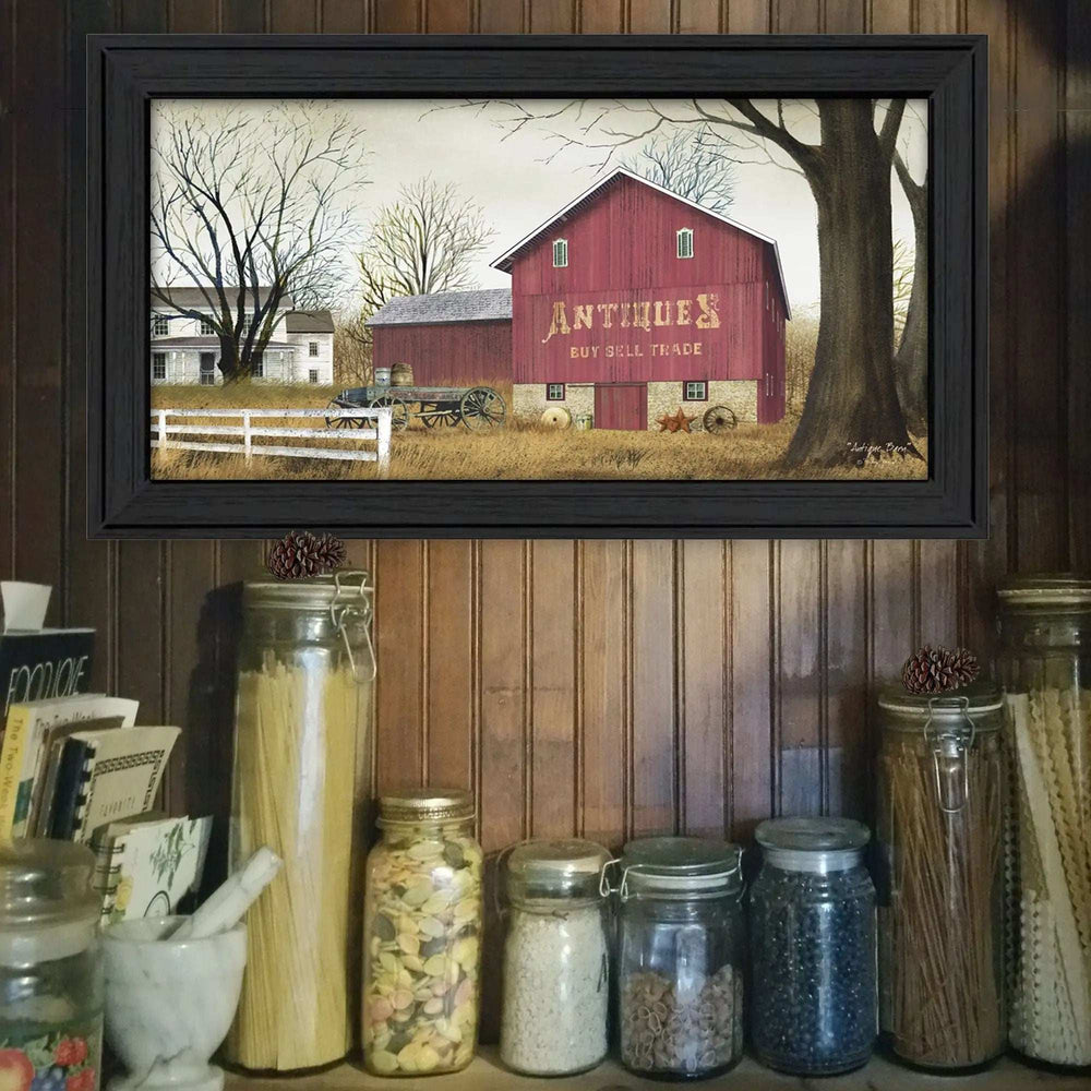 Antique Barn 4 Black Framed Print Wall Art - Homeroots - Flyclothing LLC
