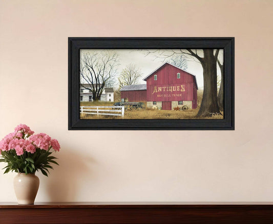 Antique Barn 4 Black Framed Print Wall Art - Homeroots - Flyclothing LLC