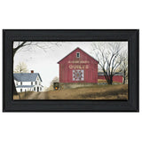 The Quilt Barn 1 Black Framed Print Wall Art - Homeroots - Flyclothing LLC