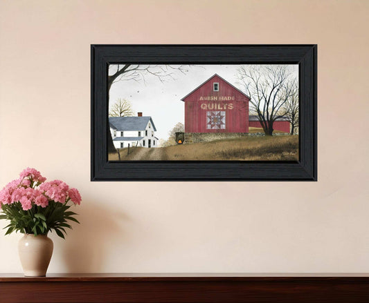 The Quilt Barn 1 Black Framed Print Wall Art - Homeroots - Flyclothing LLC