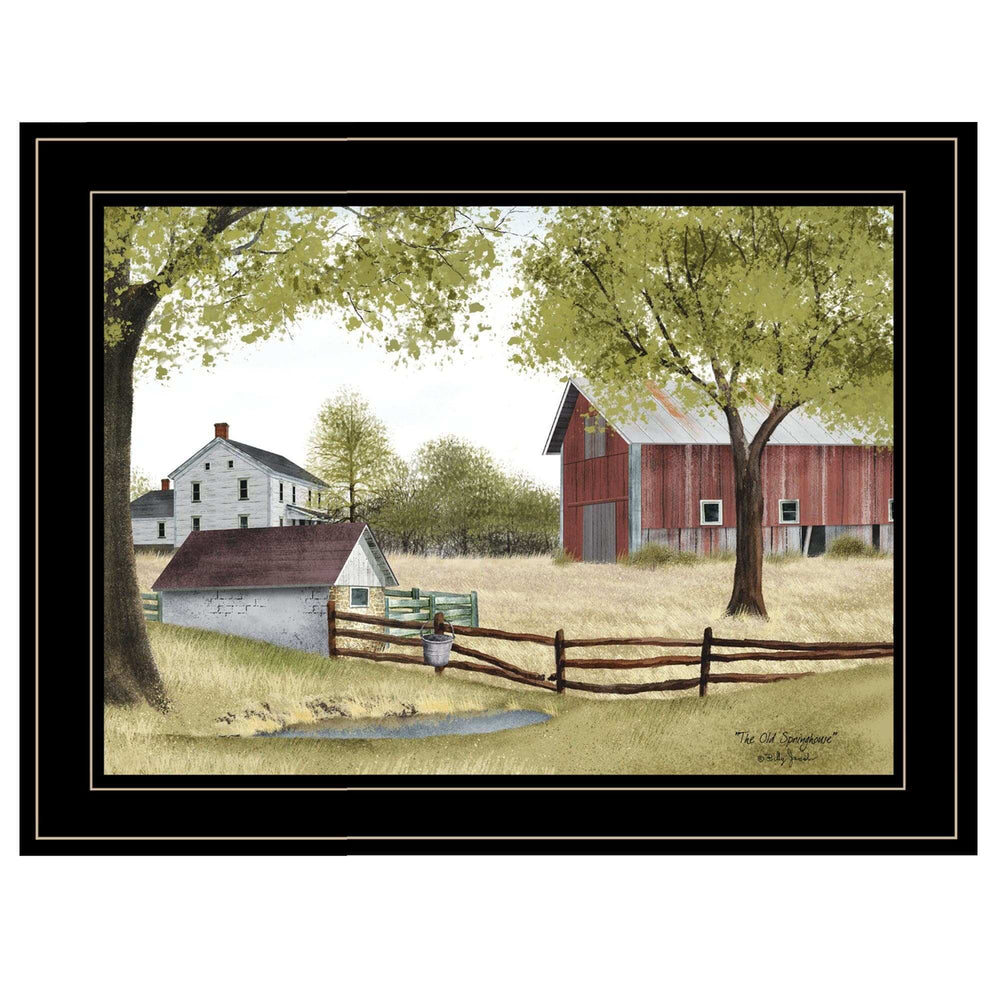 The Old Spring House 2 Black Framed Print Wall Art - Homeroots - Flyclothing LLC