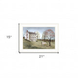 Spring at White House Farm 1 White Framed Print Wall Art - Homeroots - Flyclothing LLC