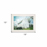 White Barn 1 White Framed Print Wall Art - Homeroots - Flyclothing LLC