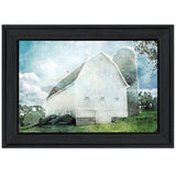 White Barn 2 Black Framed Print Wall Art - Homeroots - Flyclothing LLC