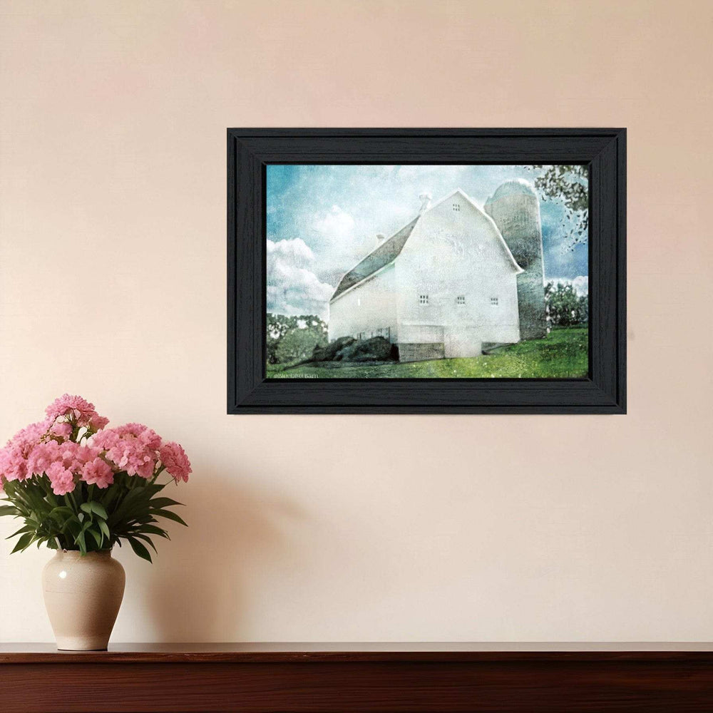 White Barn 2 Black Framed Print Wall Art - Homeroots - Flyclothing LLC