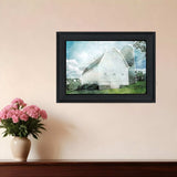 White Barn 2 Black Framed Print Wall Art - Homeroots - Flyclothing LLC