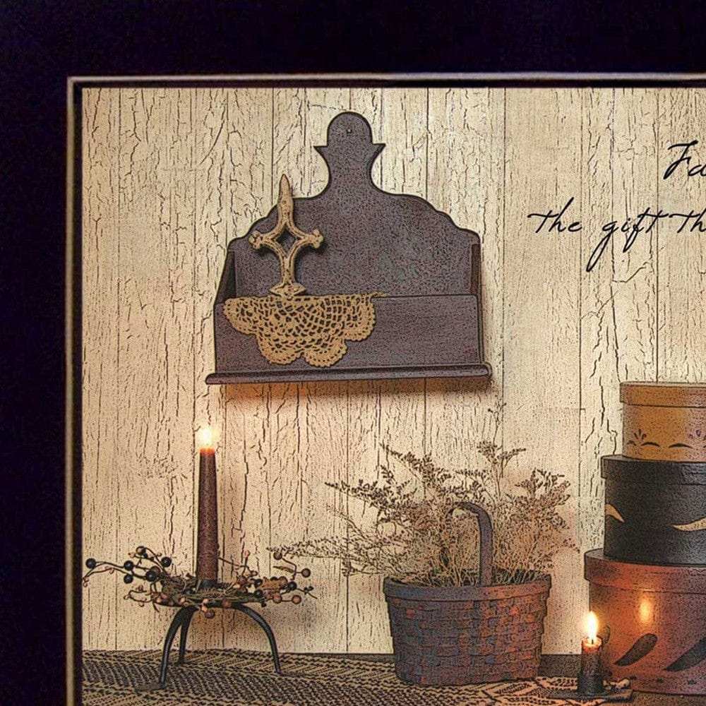 Forever Family 3 Black Framed Print Wall Art - Homeroots - Flyclothing LLC