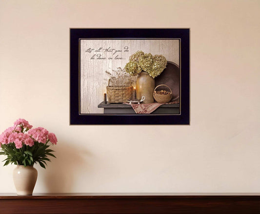 Done in Love 2 Black Framed Print Wall Art - Homeroots - Flyclothing LLC