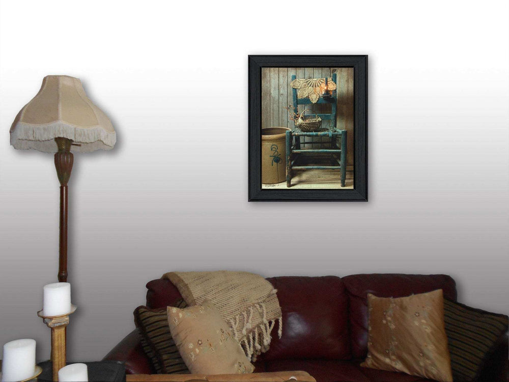 This Old Chair Black Framed Print Wall Art - Homeroots - Flyclothing LLC