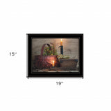 The Red Basket 2 Black Framed Print Wall Art - Homeroots - Flyclothing LLC