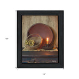 The Red Bowl 1 Black Framed Print Wall Art - Homeroots - Flyclothing LLC