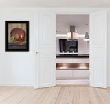 The Red Basket 5 Black Framed Print Wall Art - Homeroots - Flyclothing LLC