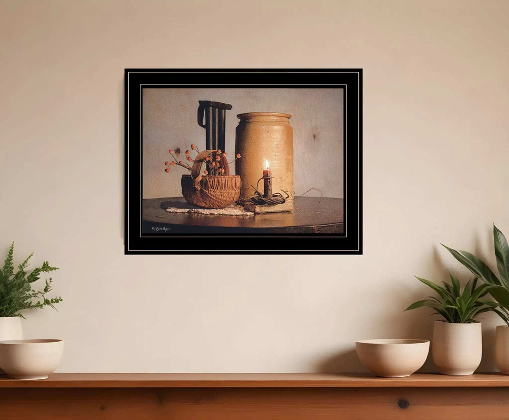 Bittersweet Basket 2 Black Framed Print Wall Art - Homeroots - Flyclothing LLC