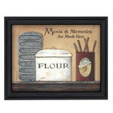 Meals and Memories Black Framed Print Wall Art - Homeroots - Flyclothing LLC