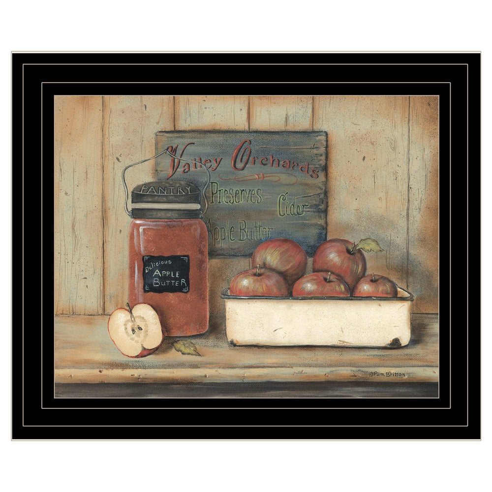 Apple Butter 2 Black Framed Print Kitchen Wall Art - Homeroots - Flyclothing LLC