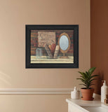 Country Bath 3 Black Framed Print Bathroom Wall Art - Homeroots - Flyclothing LLC