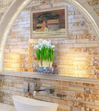 HOT BATH 5 Brown Framed Print Bathroom Wall Art - Homeroots - Flyclothing LLC