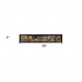 Country Bath Shelf 4 Black Framed Print Bathroom Wall Art - Homeroots - Flyclothing LLC