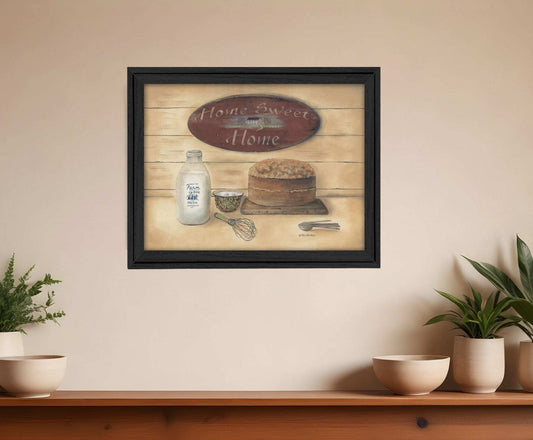 Home Sweet Home 2 Black Framed Print Wall Art - Homeroots - Flyclothing LLC