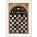 Woolsey Board Game 1 White Framed Print Wall Art - Homeroots - Flyclothing LLC