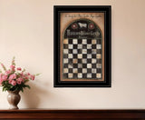 Woolsey Board Game 2 Black Framed Print Wall Art - Homeroots - Flyclothing LLC