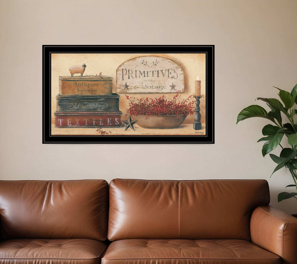 Primitives and Vintage III Black Framed Americana Print Wall Art - Homeroots - Flyclothing LLC