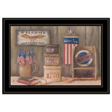 Sweet Land of Liberty 3 Black Framed Print Wall Art - Homeroots - Flyclothing LLC